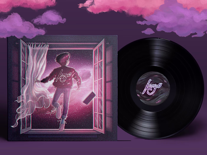 Album Art + Animated Spotify Canvas Art for Lofi Hip-Hop Artist
