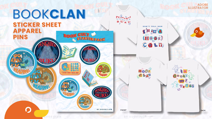Bringing a Book Club's Brand to Life through Merchandise