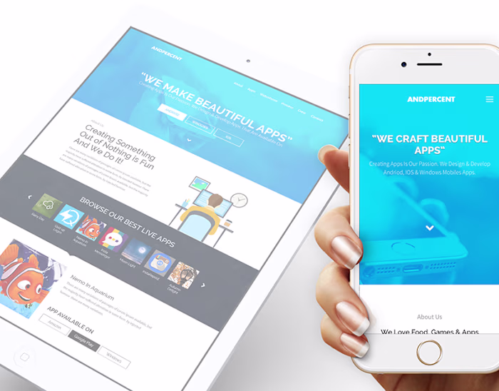 Andpercent  - Responsive Website