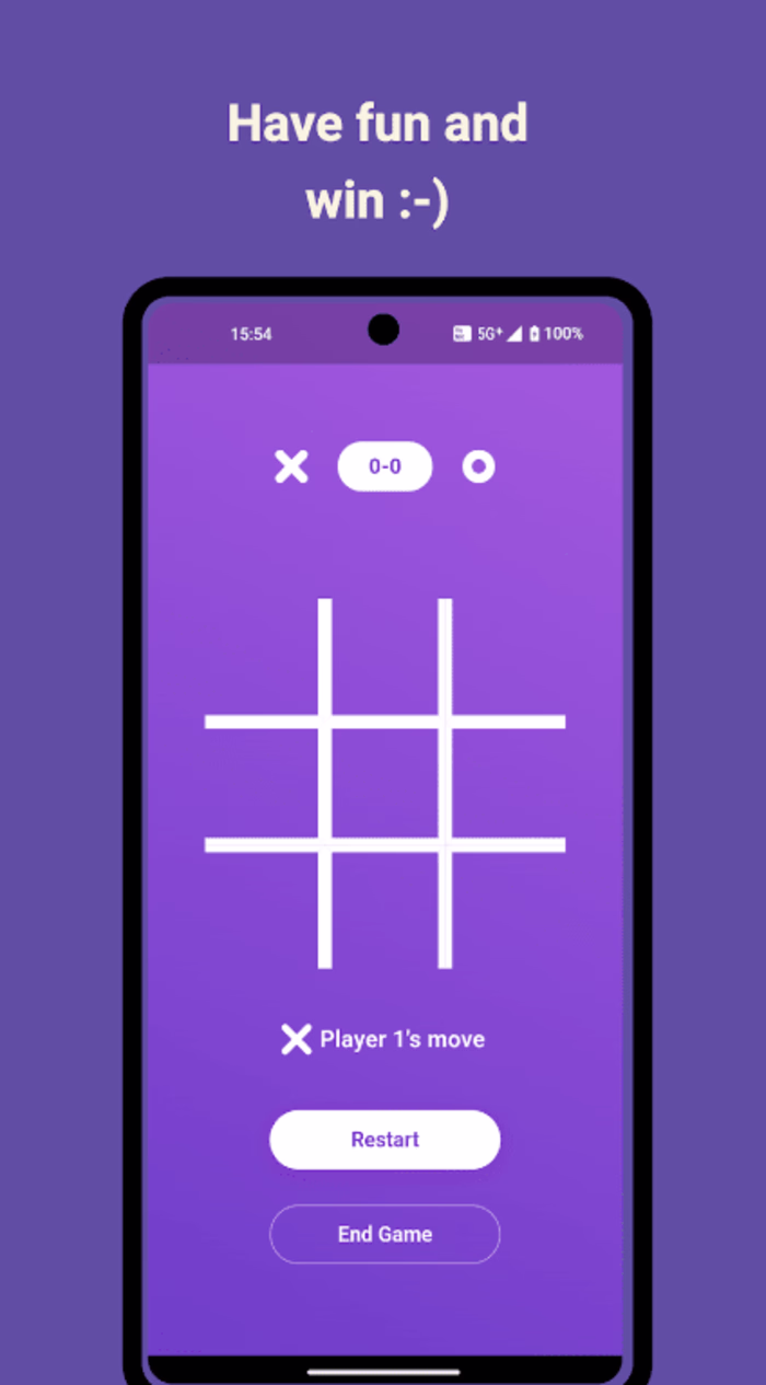 Tic tac toe Game Flutter