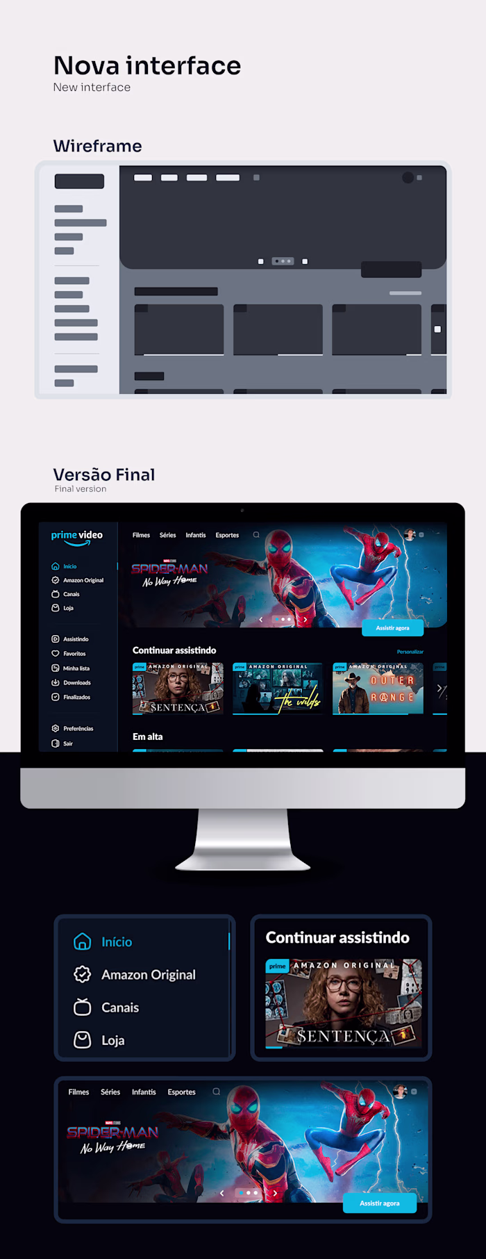 Redesign - Amazon Prime Video | Case study