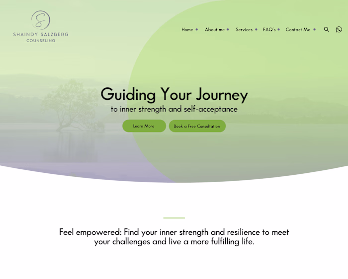 Engaging Online Presence for Shaindy Salzberg