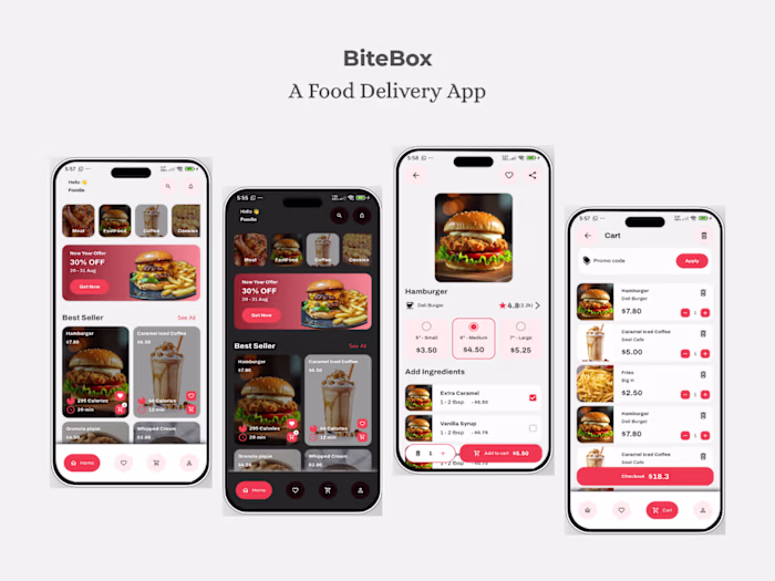 BiteBox (Food Delivery Mobile App)