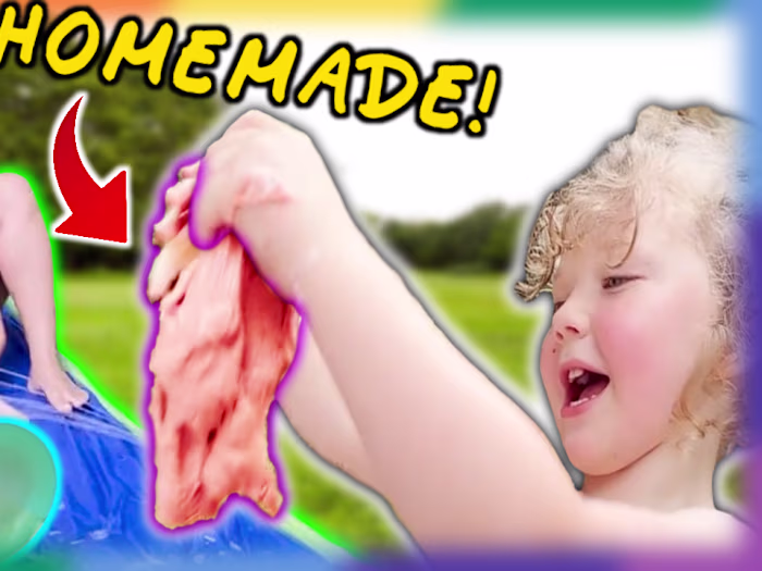 Family Vlog - Homemade Slime