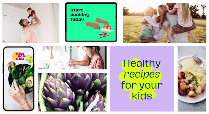 Healthy Recipes App Brand Development