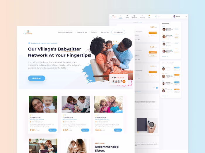 My Village, Baby Sitter App