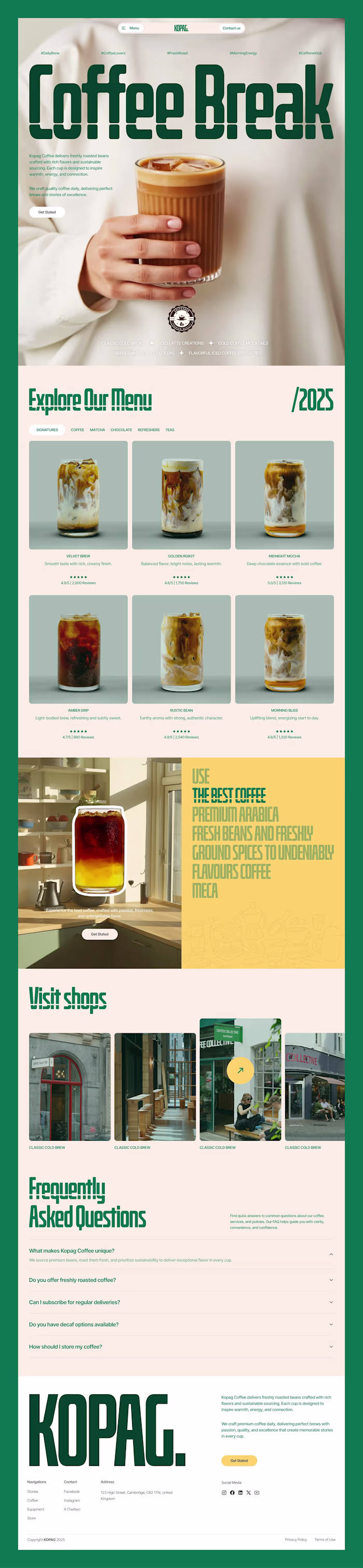 Coffee Website