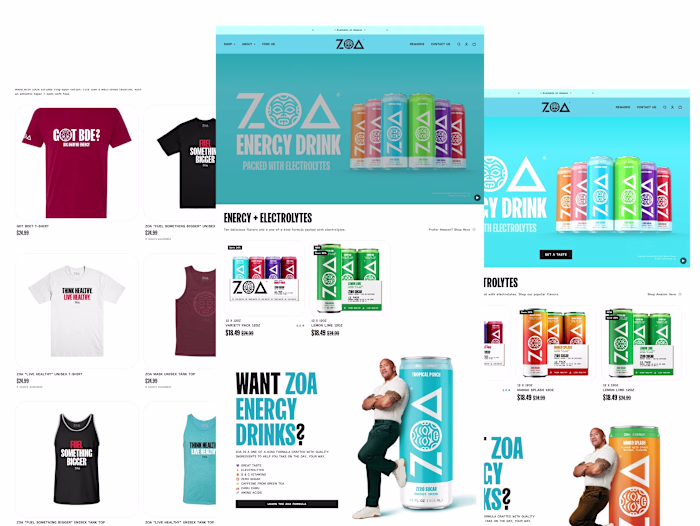 25% Conversion Rate Boost for ZOA Energy Shopify Store