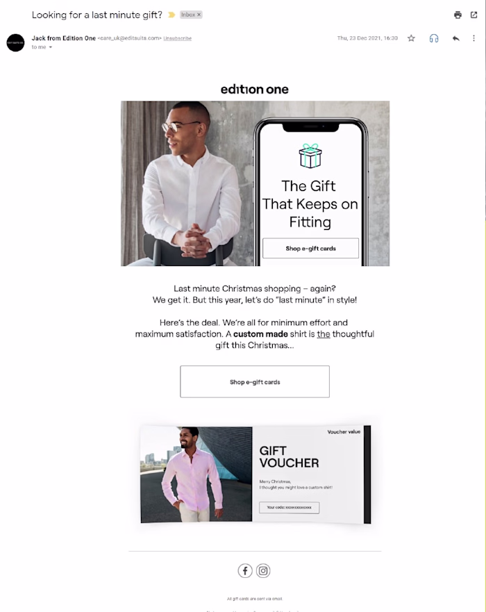 Win the Procrastination Game | Promo Copy | Custom Menswear