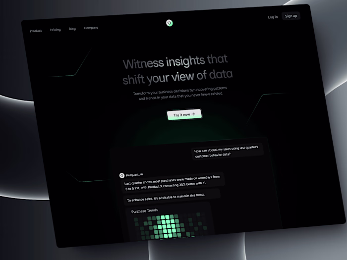 Design for AI powered Data Analysis tool