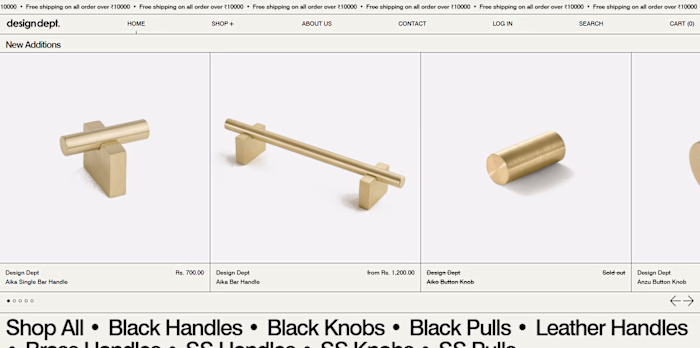 Home Decor E-commerce Revamp for DesignDept.in