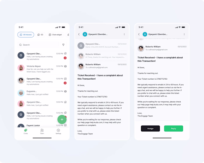 Engage Messaging App - Cutting Response Time by 30%. 