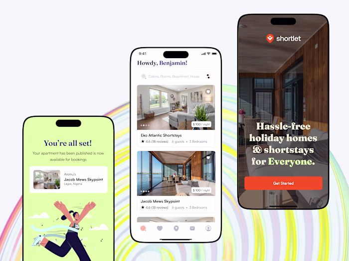 Shortlet Mobile App Design