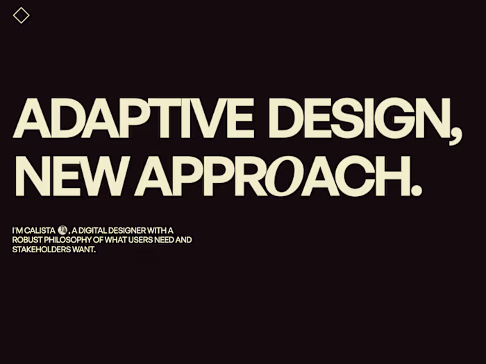 Design a UX portfolio website on Webflow