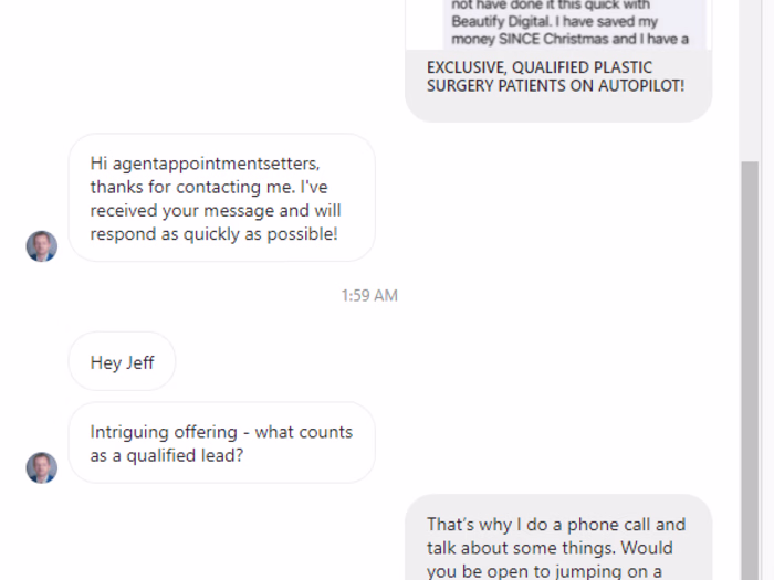 Booked Appointments through DM's