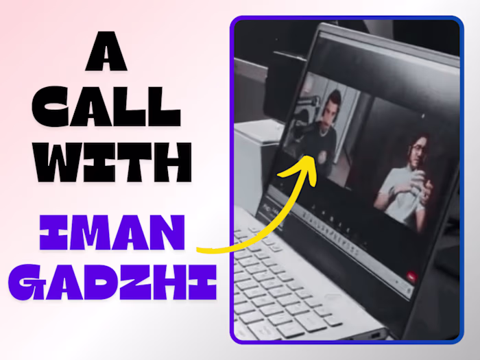 Call with “Iman Gadzhi” — Discussing SEO tricks & ways to Viral