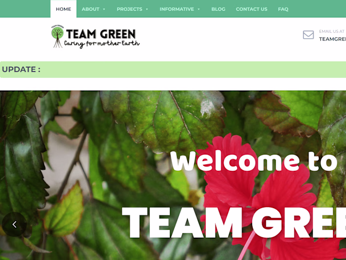 WordPress Website - Team Green