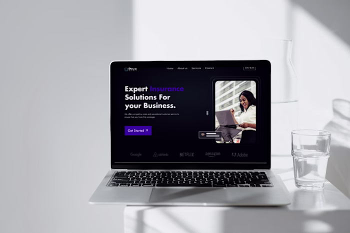Business Insurance landing page :: Behance