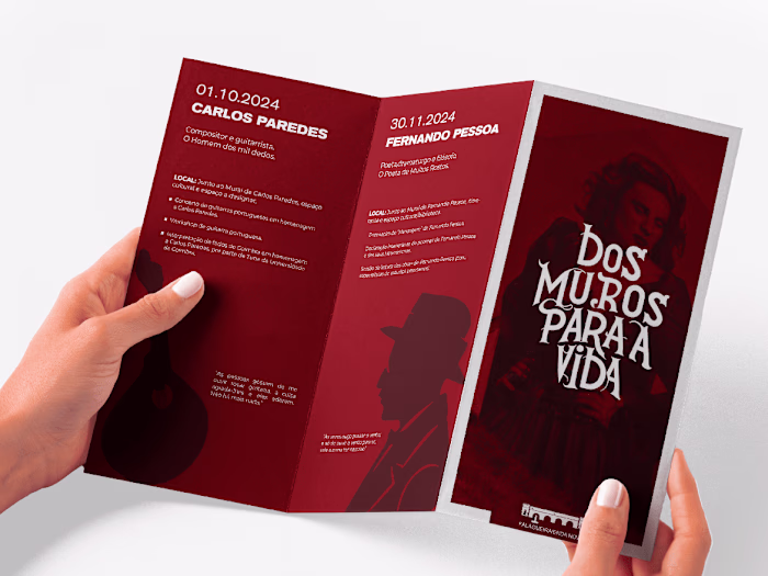 From the Walls to the Streets - Folded Brochure Design