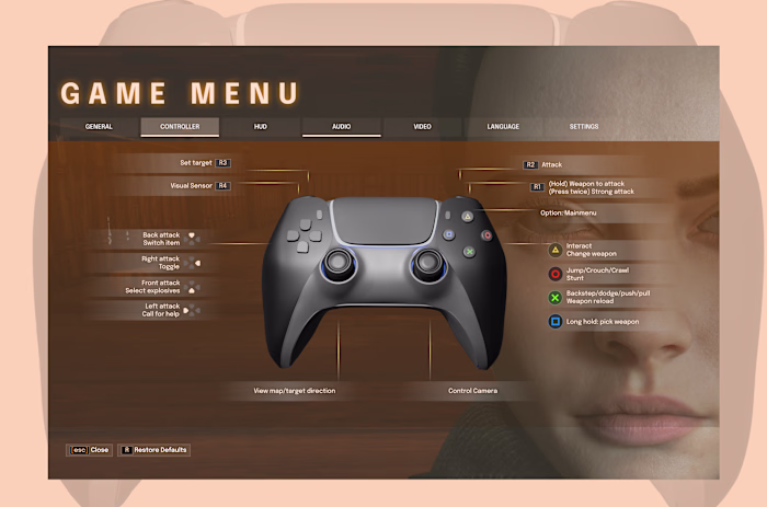 Game Controller Settings