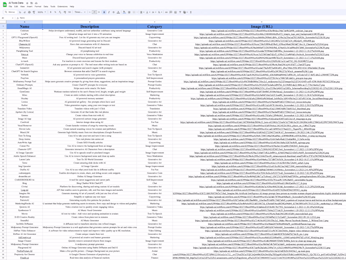 AI Tools Web Scraping Project
