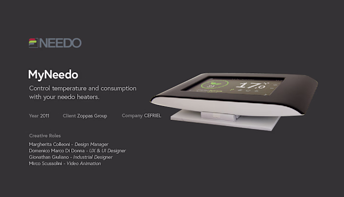 MyNeedo - Digital Chrono Thermostat :: Behance