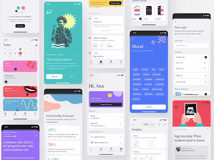 Dia. An app to empower women in their fertility journey.