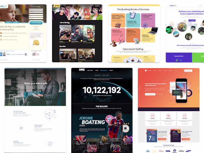 High-Conversion Startup and Business Websites