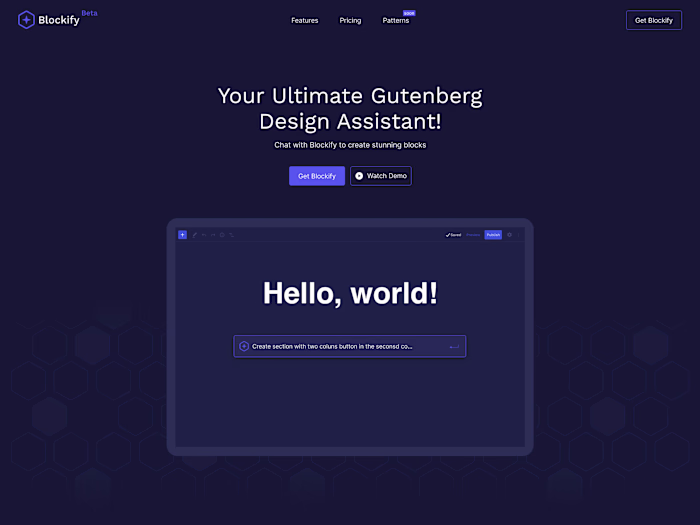 Landing Page For Ai App