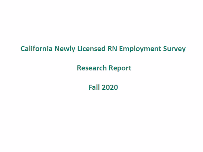 Analyzed survey results for nursing organization