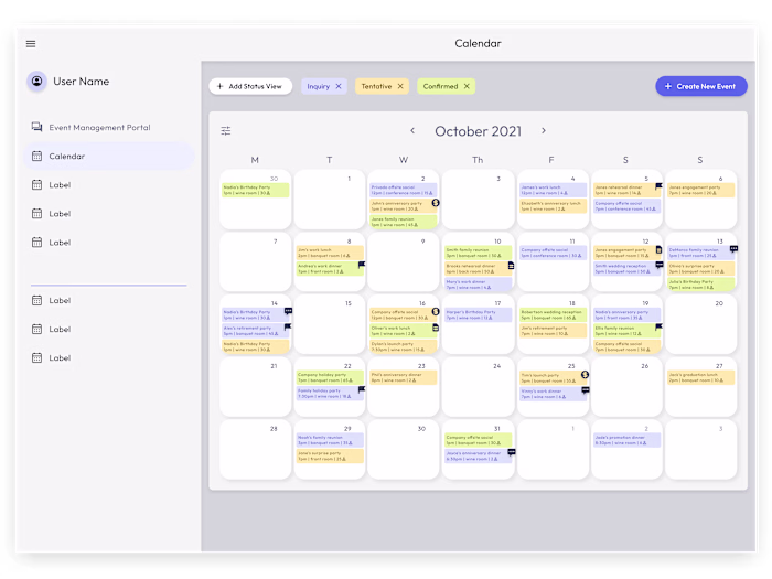 UX/UI Design + Design System for Hospitality Management Platform