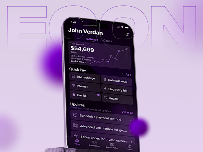 ECON Mobile Banking App | UI/UX 