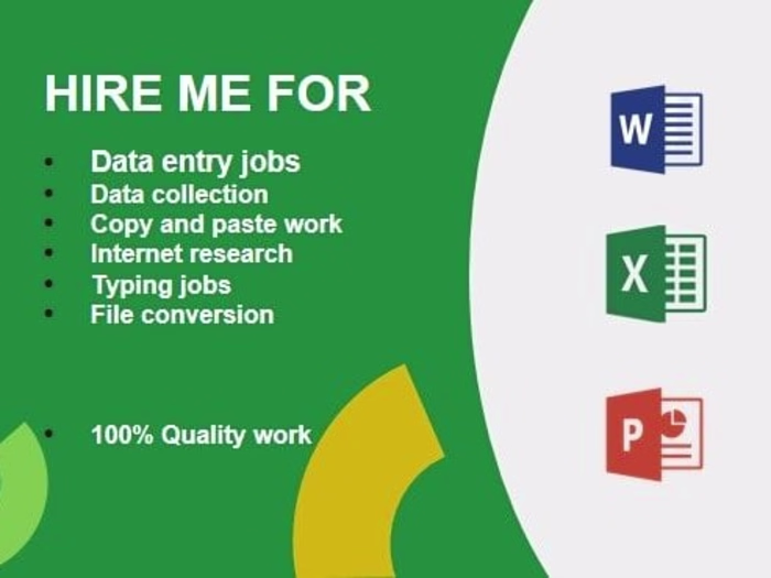 Data Entry, Document conversion