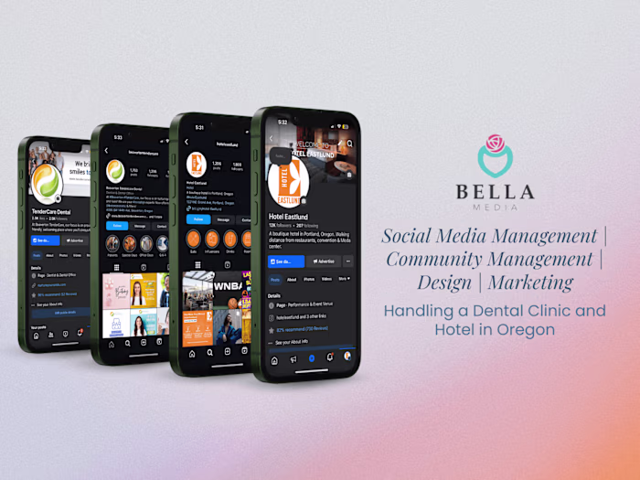 Social Media Marketing for a Hotel and Dental Clinic