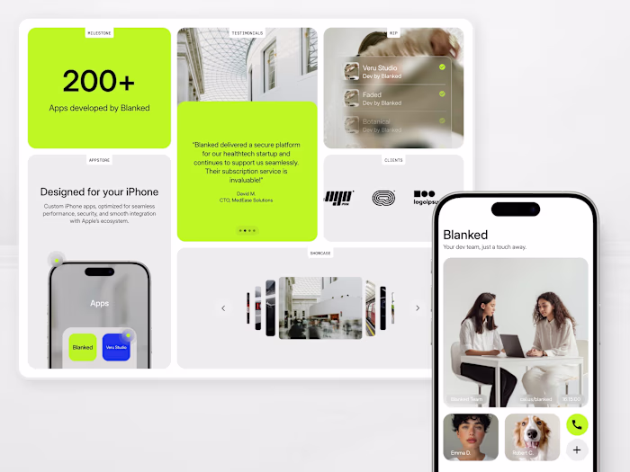 Blanked – Agency Framer template