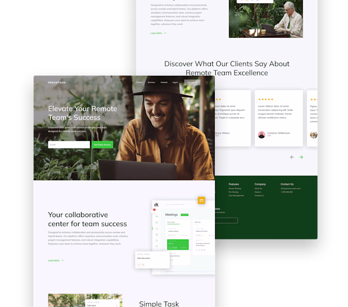 DreamTeam remote team collaboration 