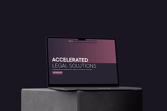 Avantia Law | Website for Compliancy Tech Firm.