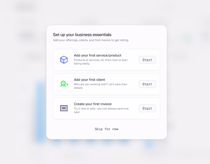Feeling overwhelmed by the business setup? This UI instantly...