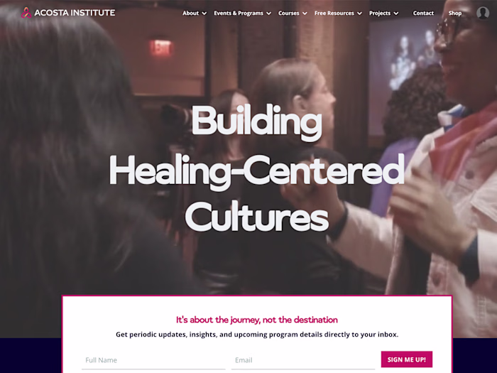 Constant course and website updates
