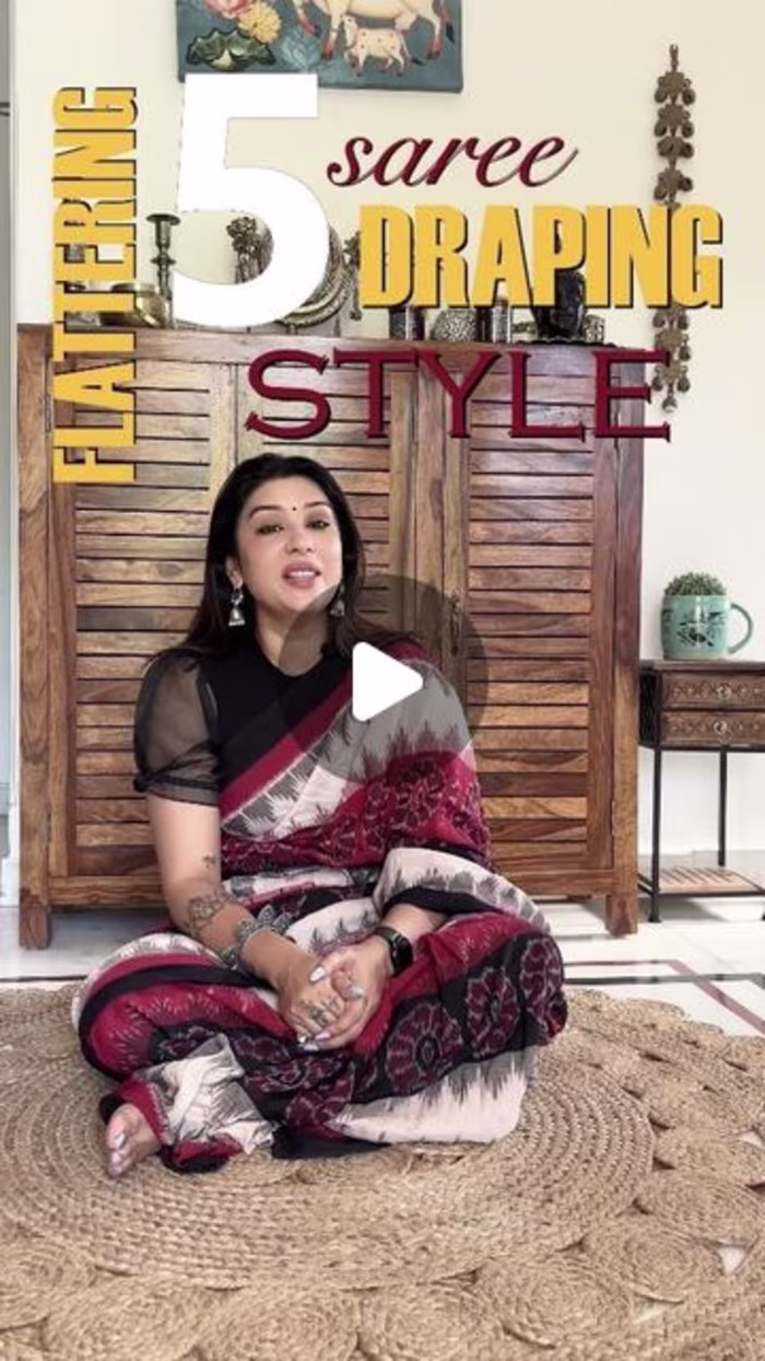 Saree draping styles