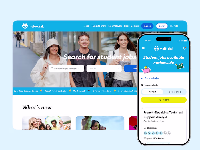 Revamping the leading student jobs portal
