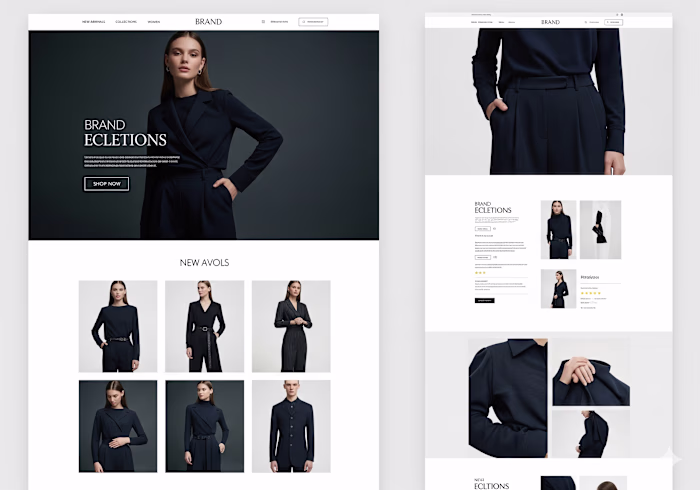 Modern E-Commerce Website Design (Fashion