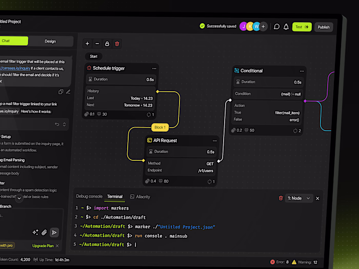 Markers - Automation Dashboard