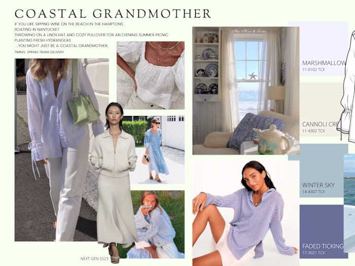 Coastal Grandmother - Emerging Trend Report