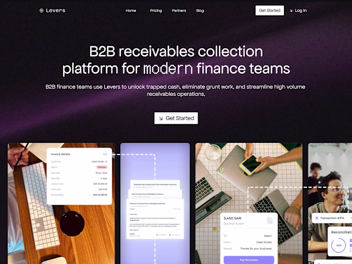 Levers — Website development
