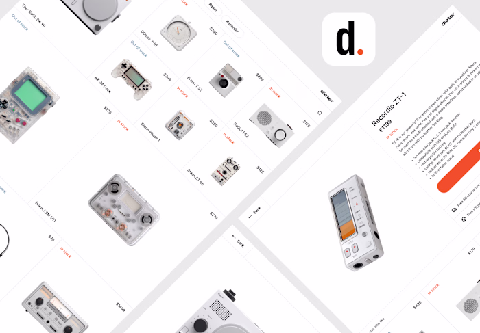 Dieter - Ecommerce Framer Template