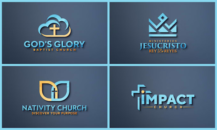 I will create a modern and stunning church logo design