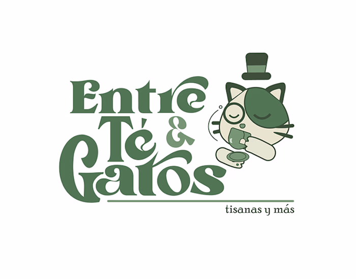 Entre té y gatos: tisanas y más :: Behance