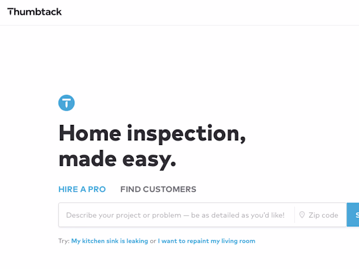 Snippet Writer for Thumbtack.com