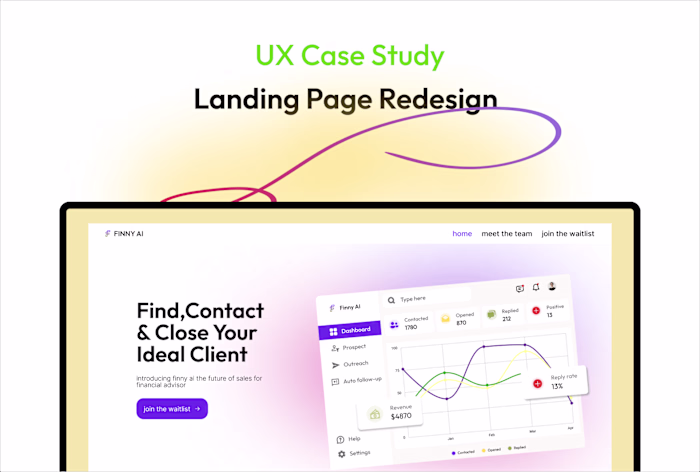 How I redesigned a website for a Y-Combinator startup FINNY AI